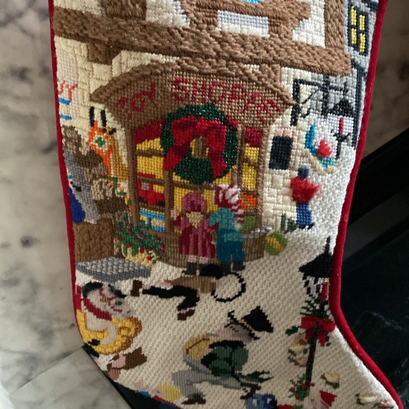 Hand stitched stocking - Picture 3 of 8